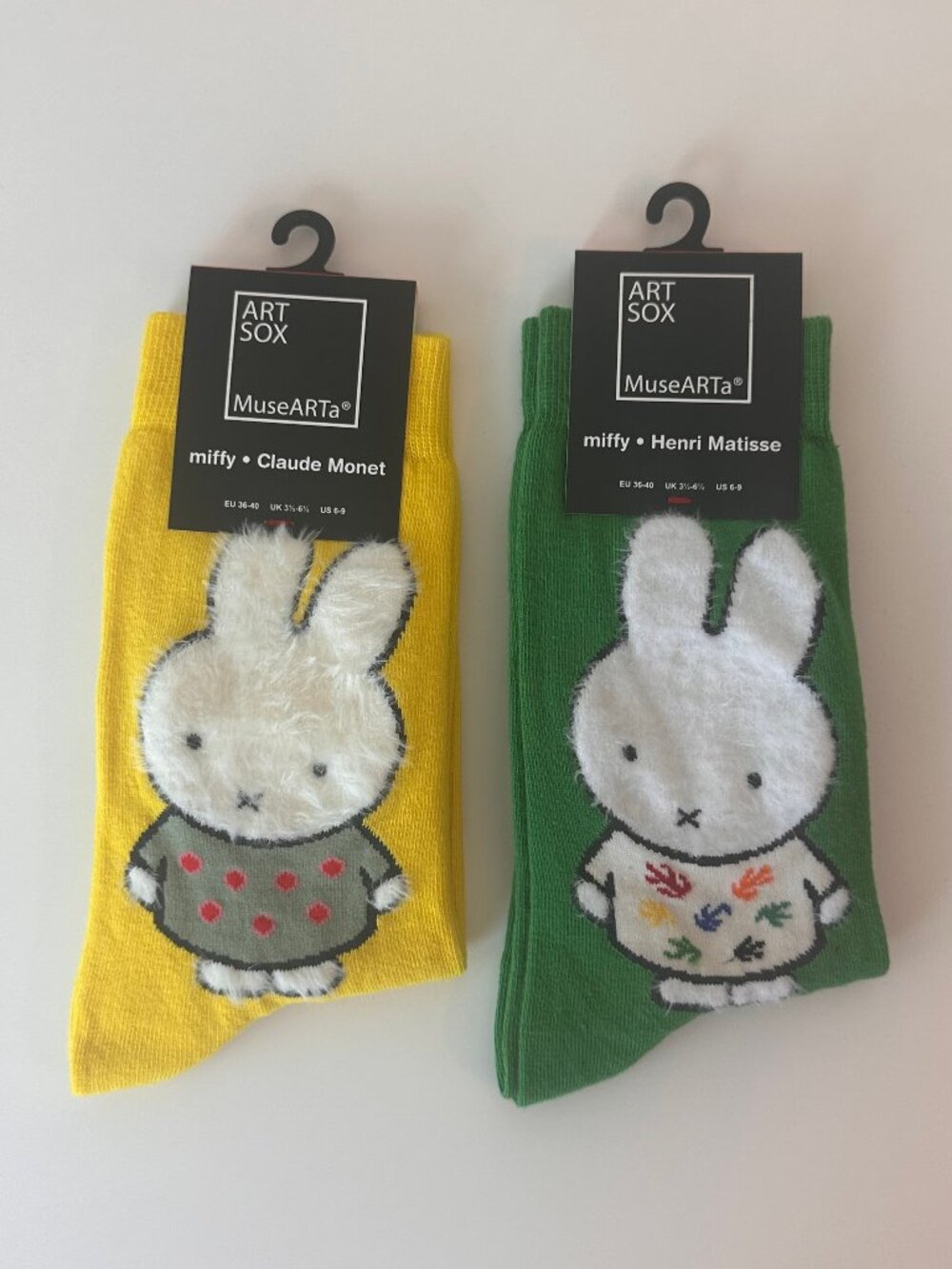 MuseARTa Art Sox Miffy x Claude Monet + Henri Matisse